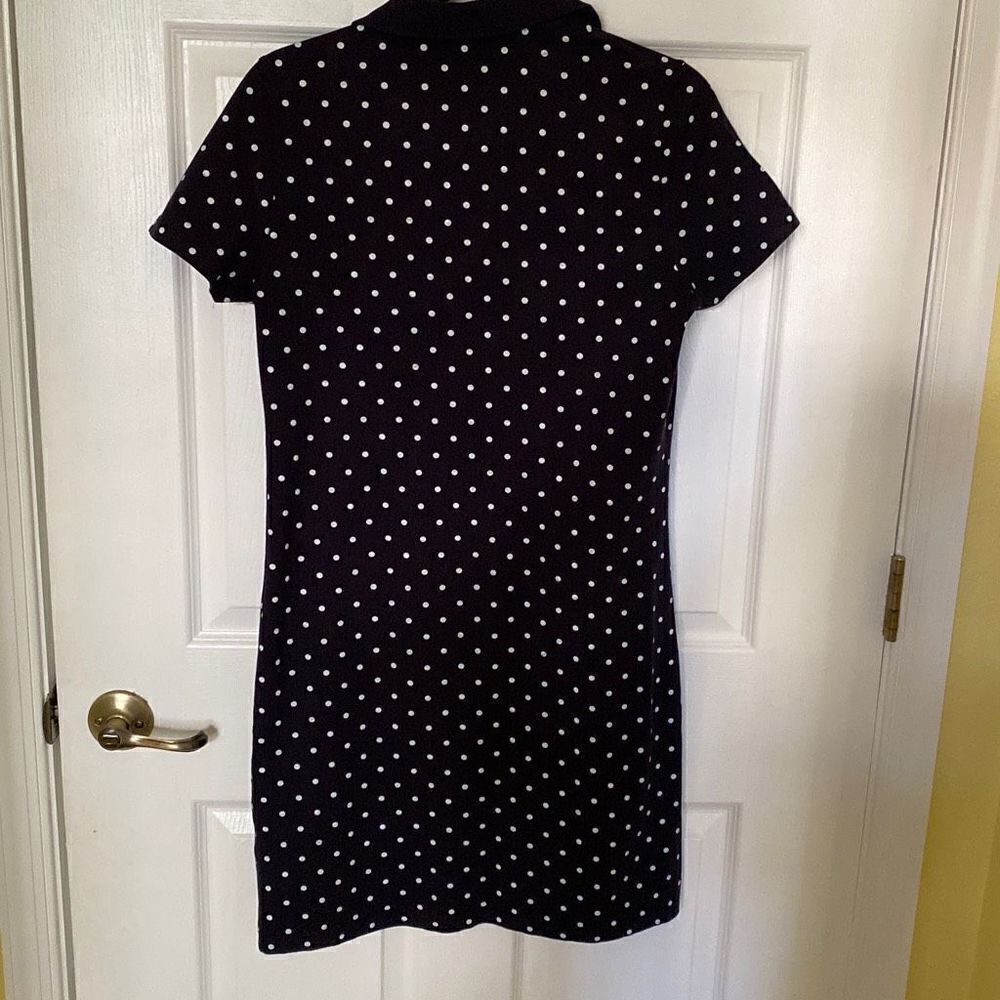 Tommy Hilfiger Women’s Navy with White Polka Dots Shirt Dress, Size M - Picture 6 of 7